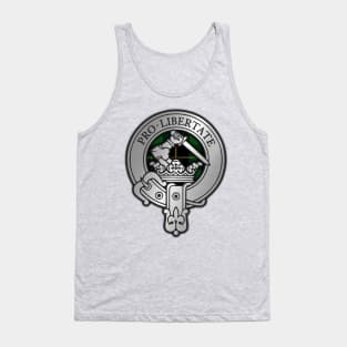 Clan Wallace Crest & Hunting Tartan Tank Top